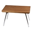 Teakworks4u Teak Wood Bench with Aluminum Folding Legs