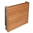 Teakworks4u Wall Mount Fold Shower Bench in Teak