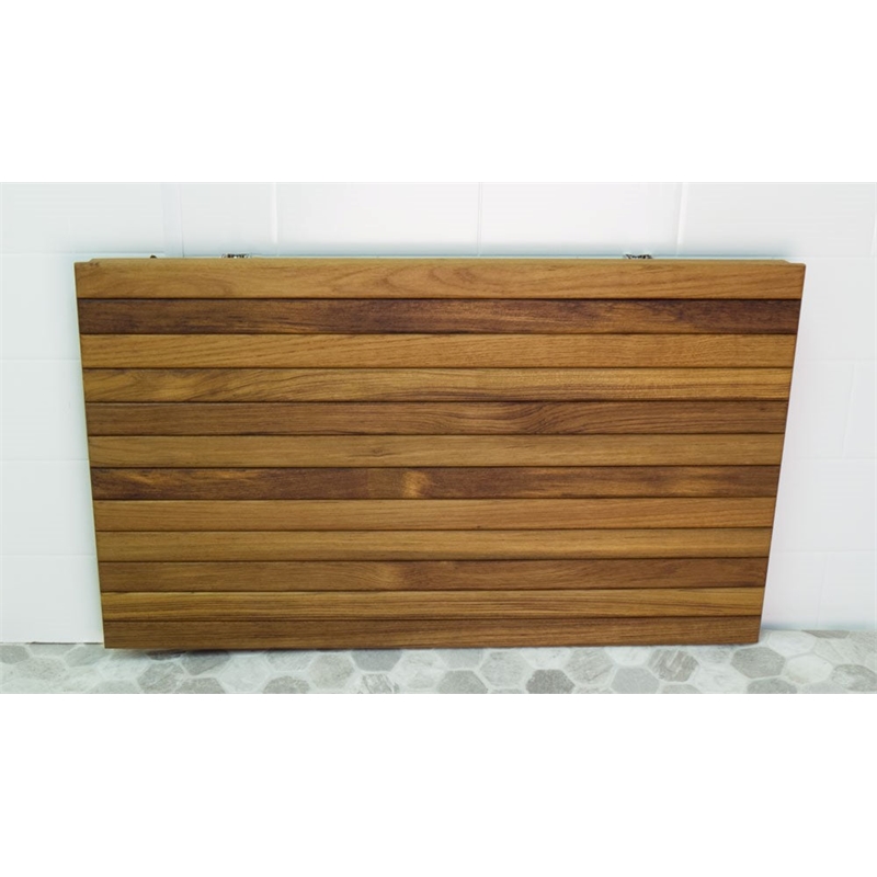 Teakworks4u Wall Mount Bench with Heavy Duty Brackets in Teak