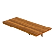 Teakworks4u Wall Mount Fold Shower Bench in Teak