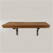 Teakworks4u Wall Mount Bench with Heavy Duty Brackets in Teak