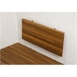 Teakworks4u Wall Mount Fold Shower Bench in Teak