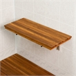 Teakworks4u Wall Mount Fold Shower Bench in Teak