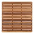 Teakworks4u Shower Mat Finished with Rounded Corners in Teak