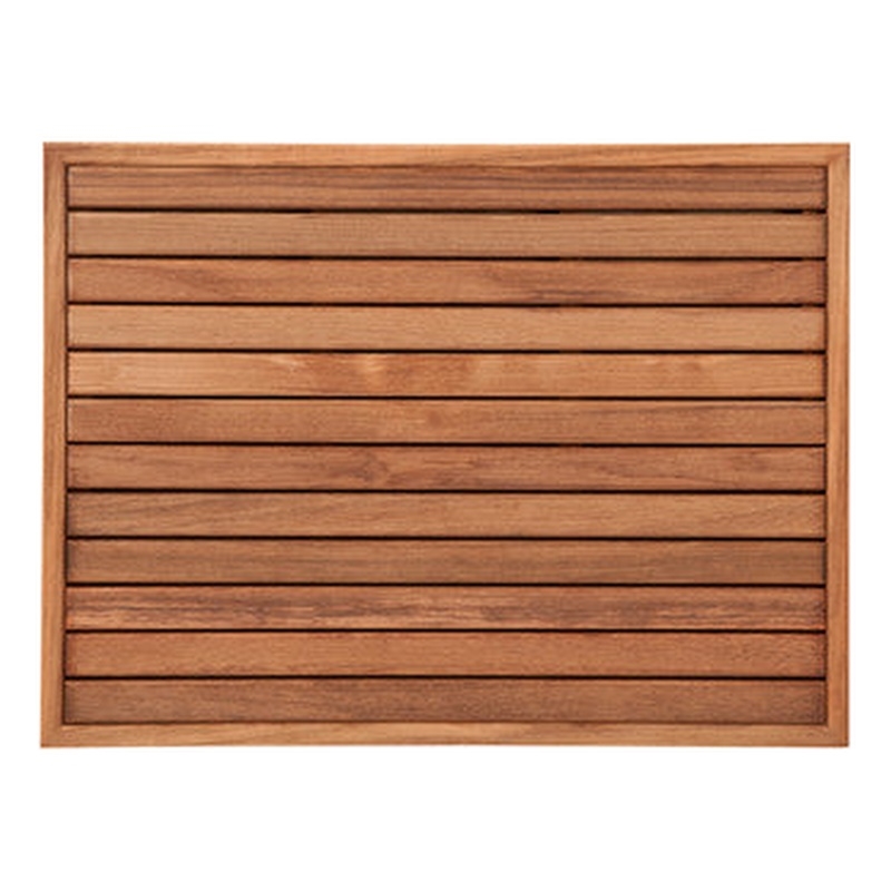 Teakworks4u Mat with a Narrow Frame in Teak