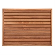 Teakworks4u Mat with a Narrow Frame in Teak