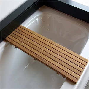 Teakworks4u Bathtub Seat/Shelf in Teak