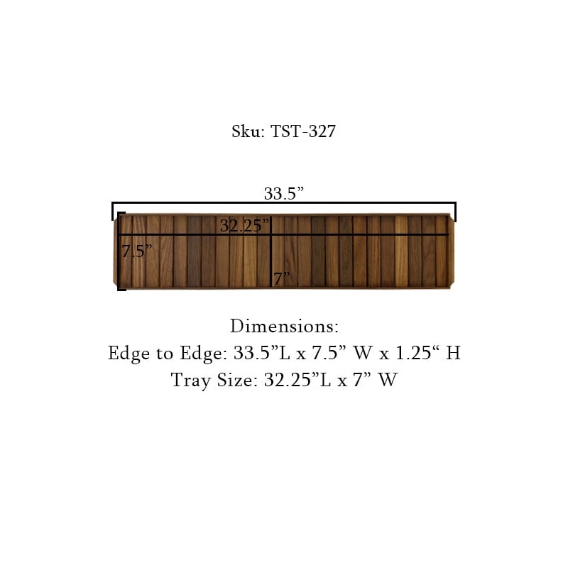 Teakworks4u Teak Serving Tray in Teak