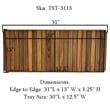 Teakworks4u Teak Serving Tray in Teak
