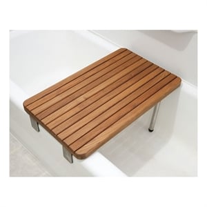Teakworks4u ADA Removable Seat for Bathtubs in Teak