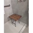 Teakworks4u ADA Compliant Shower Bench w Legs in Teak