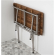 Teakworks4u ADA Compliant Shower Bench w Legs in Teak