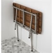 Teakworks4u ADA Compliant Shower Bench w Legs in Teak