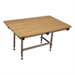Teakworks4u ADA Compliant Shower Bench w Legs in Teak
