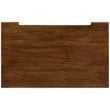 Hooker Furniture Archivist 4 Drawer File Cabinet in Pecan