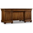 Archivist Executive Wood Desk in Pecan Brown Finish by Hooker Furniture