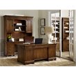 Archivist Executive Wood Desk in Pecan Brown Finish by Hooker Furniture
