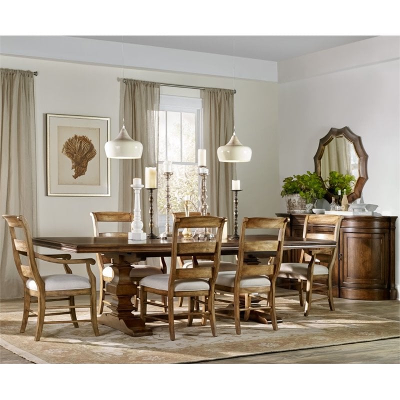 Archivist 122" Extendable Wood Dining Table - Thumbnail 2