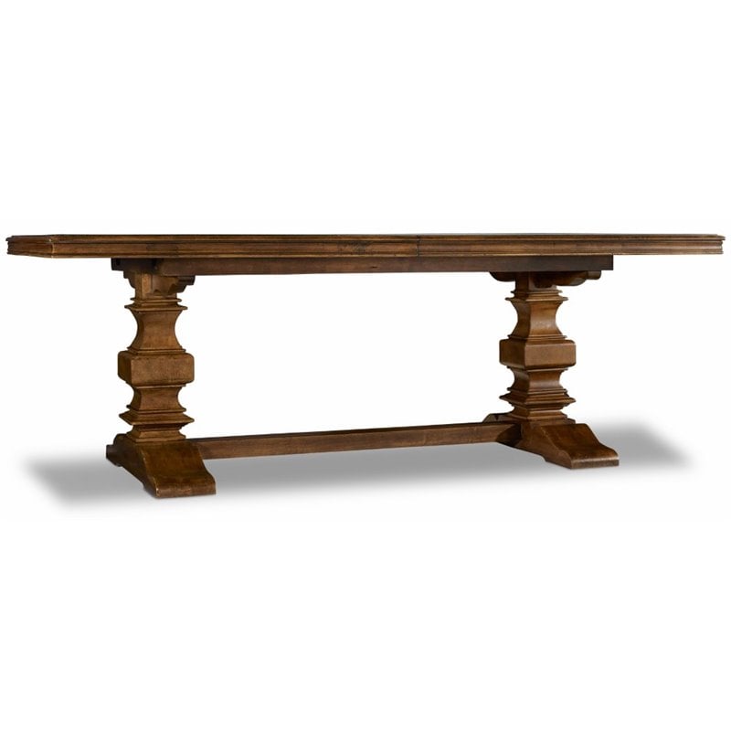 Archivist 122" Extendable Wood Dining Table