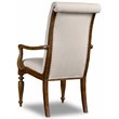 Hooker Furniture Archivist Upholstered Dining Arm Chair in Pecan