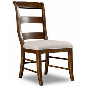 Hooker Furniture Archivist Armless Dining Chair in Pecan
