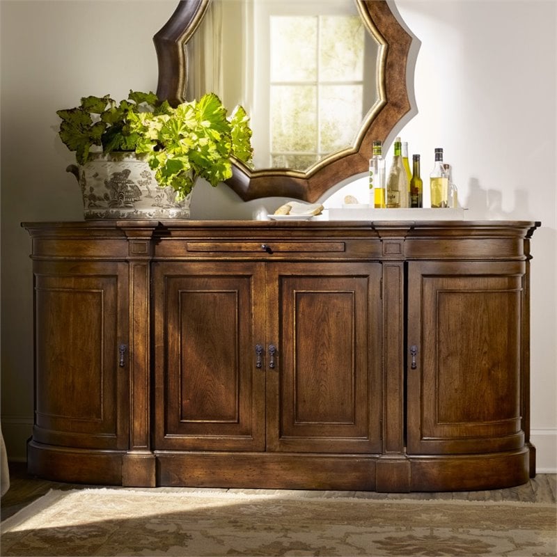 Hooker Furniture Archivist Buffet in Pecan