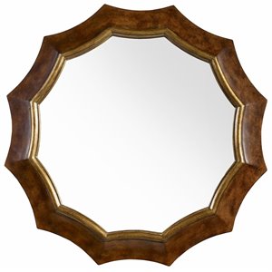 hooker furniture archivist decorative mirror in pecan