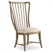 Sanctuary Tall Spindle Dining Side Chair in Medium Brown Wood Finish by Hooker