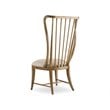 Sanctuary Tall Spindle Dining Side Chair in Medium Brown Wood Finish by Hooker