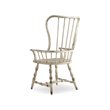 Hooker Furniture Sanctuary Spindle Back Dining Arm Chair in White