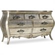 Hooker Furniture Sanctuary 7 Drawer Dresser in Silver