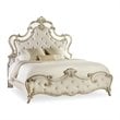 Hooker Furniture Sanctuary Upholstered California King Bed in Silver