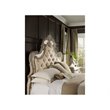 Hooker Furniture Sanctuary Upholstered California King Bed in Silver
