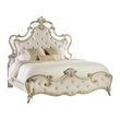 Hooker Furniture Sanctuary Upholstered California King Bed in Silver