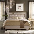 Hooker Furniture Sanctuary Tufted King Mirrored Panel Bed