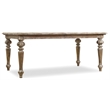 Hooker Furniture Chatelet Extendable Leg Dining Table - Caramel Froth Wood Grain