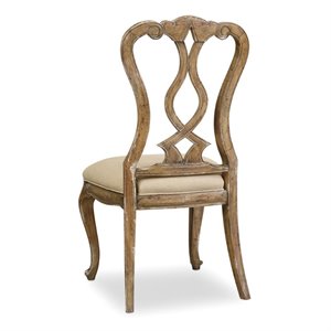 Hooker Furniture Chatelet Dining Side Chair in Caramel Froth