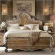 Hooker Furniture Chatelet California King Wood Panel Bed in Caramel Froth