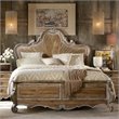 Hooker Furniture hatelet King Wood Panel Bed in Caramel Froth