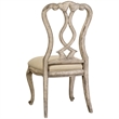 Hooker Furniture Chatelet Dining Side Chair in Vintage White