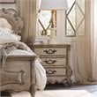 Hooker Furniture Chatelet 3 Drawer Nightstand in Distressed Vintage White