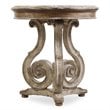 Chatelet Scroll Accent Table in Caramel Beige Wood Finish by Hooker Furniture