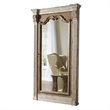 Hooker Furniture Chatelet Wood-Framed Floor Mirror with Jewelry Storage in Beige