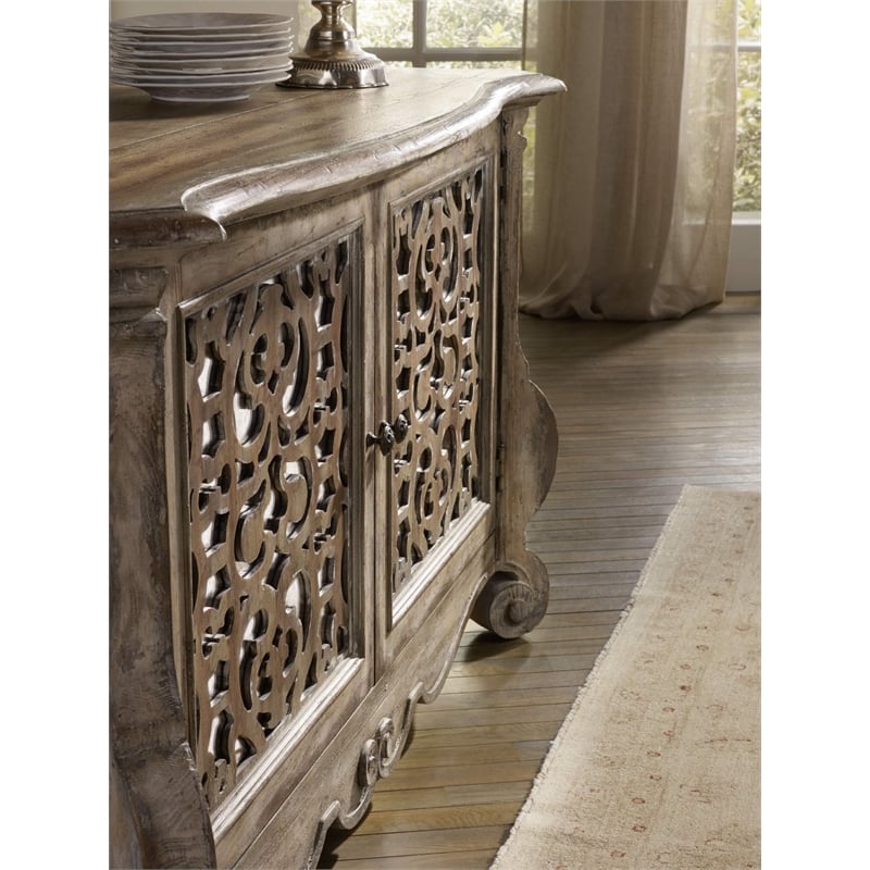 Hooker Furniture Chatelet Buffet in Caramel Froth
