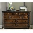 Hooker Furniture Leesburg 10 Drawer Dresser in Mahogany