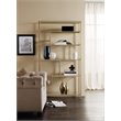 Hooker Furniture 8-Glass Shelves Etagere in Silver