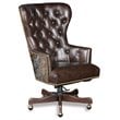 Hooker Furniture Katherine Leather Office Chair in Brown