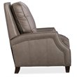 Hooker Furniture Caleigh Leather Recliner in Beige and Natchez Brown