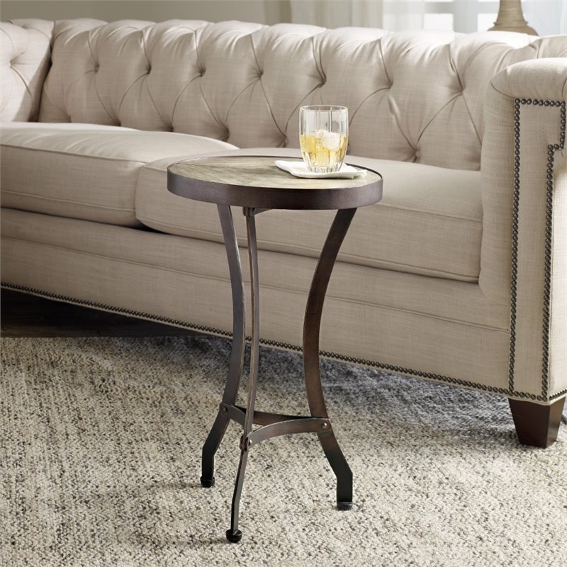 Hooker Furniture Saint Armand Martini Table in Light Wood