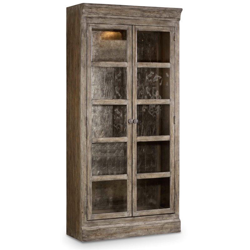 Hooker Furniture True Vintage Bunching Curio Cabinet In Driftwood